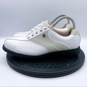 Etonic Golf Womens LP8100-4 White Leather Low Top Lace Up Shoes Size 9